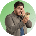 Actor portrayal of patient seeking non-disruptive presbyopia treatment options